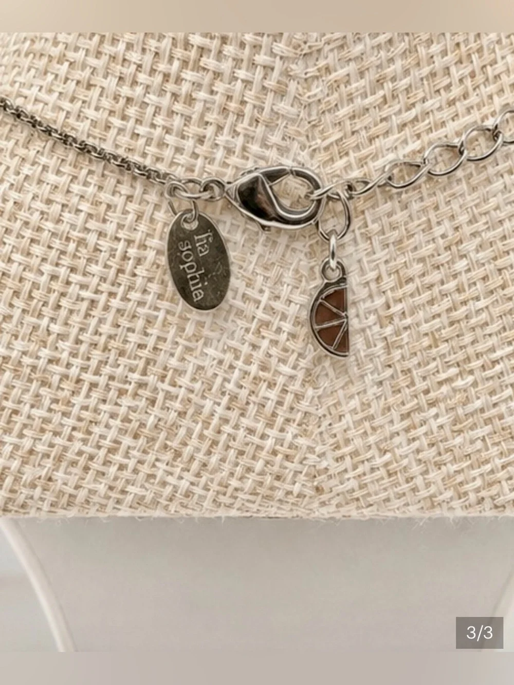 Lia Sophia silver tone